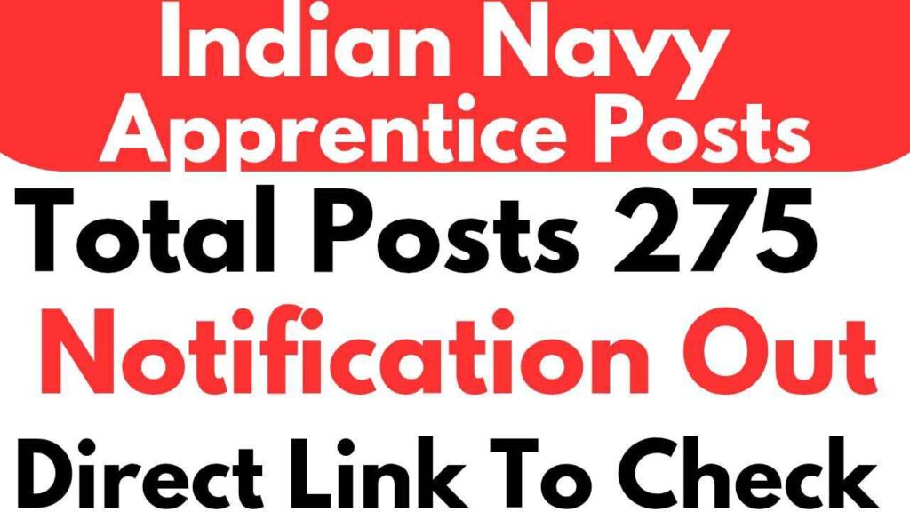 Indian Navy Apprentice Vacancy